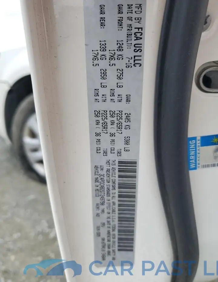 3C4PDCAB2GT249790# 13