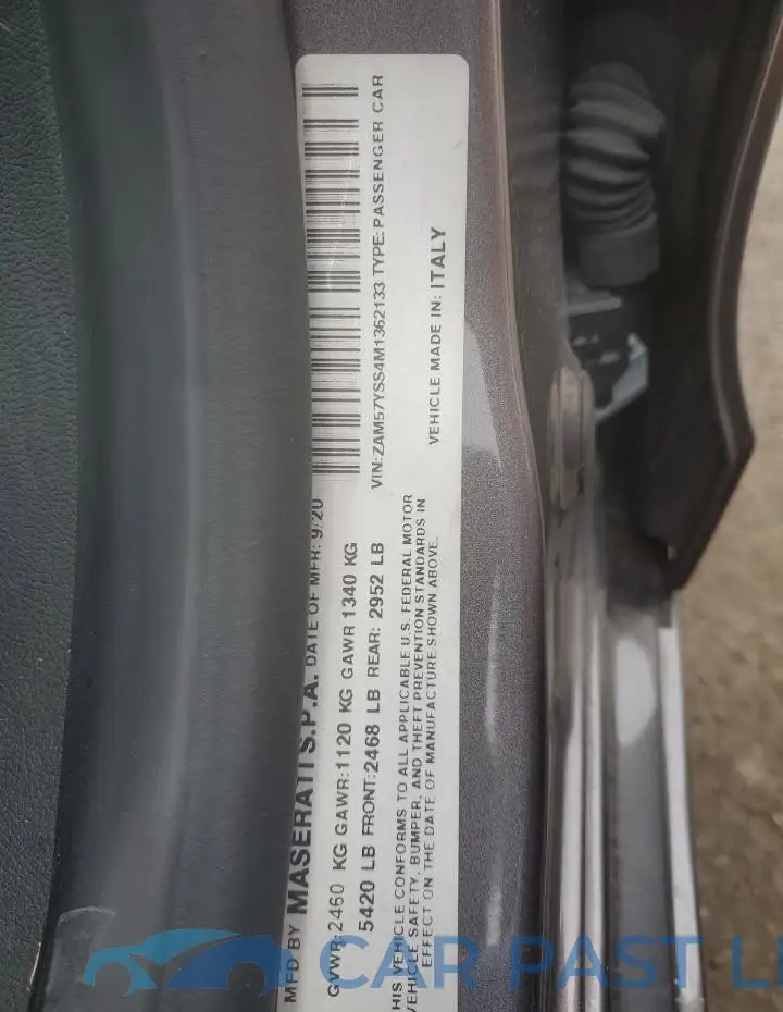 ZAM57YSS4M1362133# 13