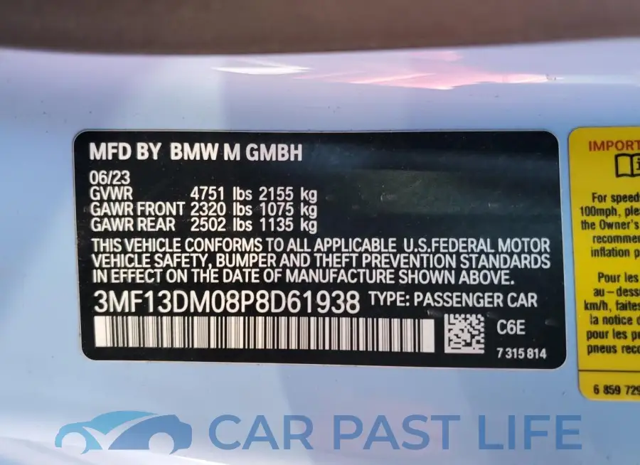 3MF13DM08P8D61938# 12