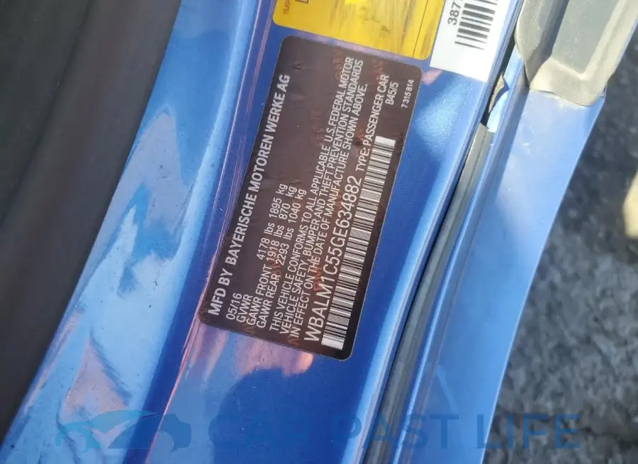 WBALM1C55GE634882# 12