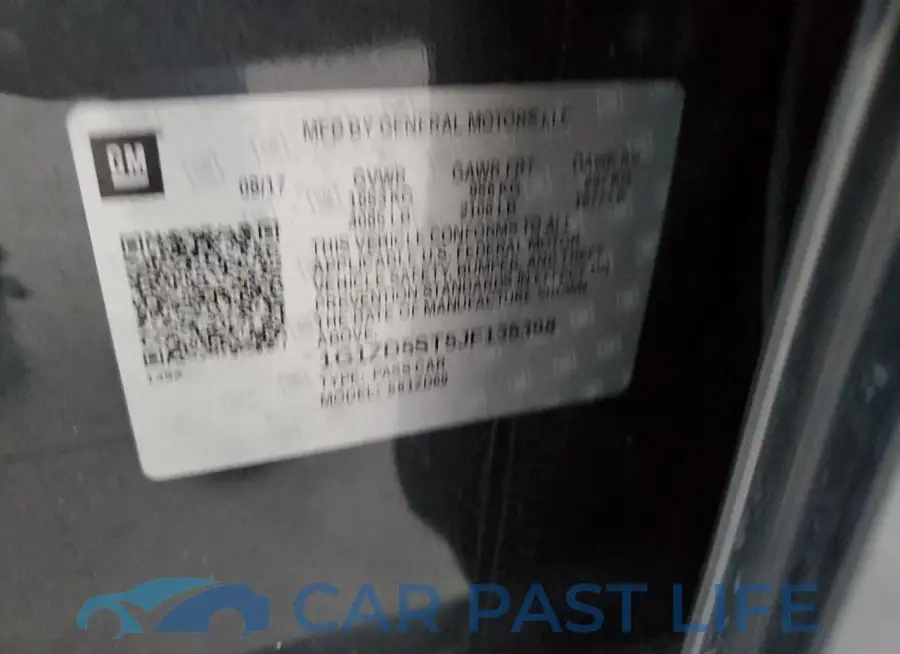 1G1ZD5ST5JF135398# 12