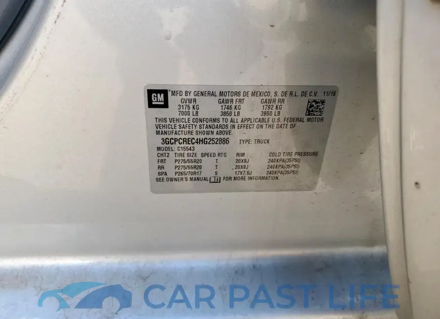 3GCPCREC4HG252886# 12