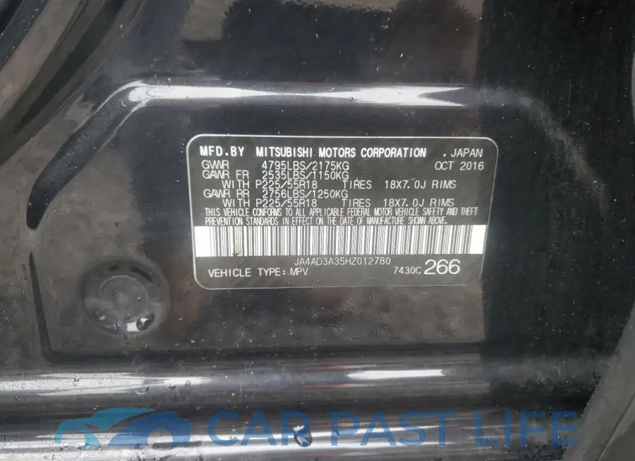 JA4AD3A35HZ012780# 13