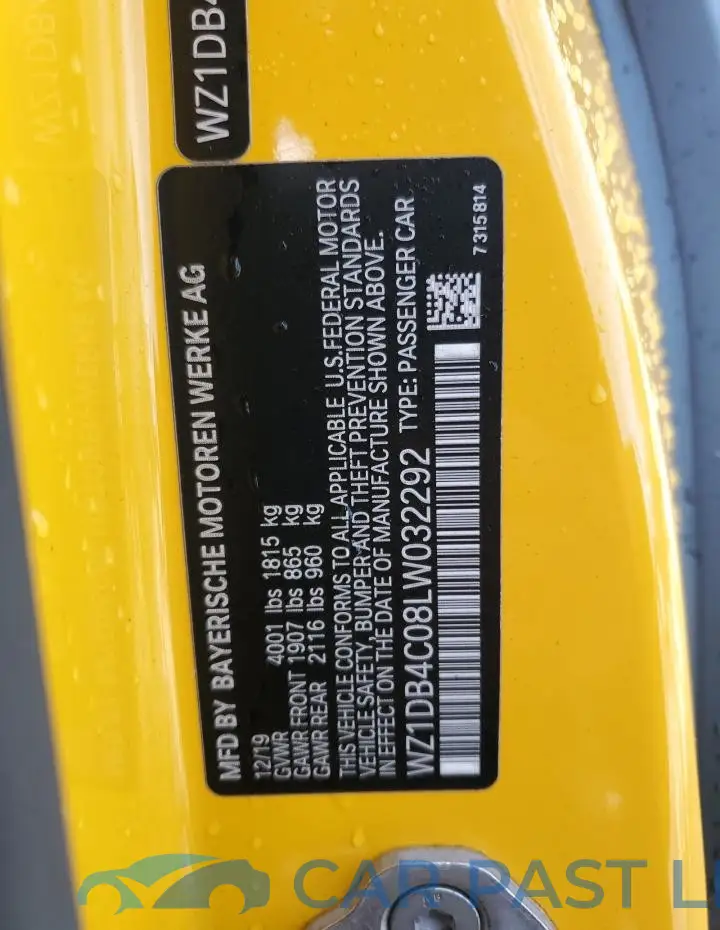 WZ1DB4C08LW032292# 13