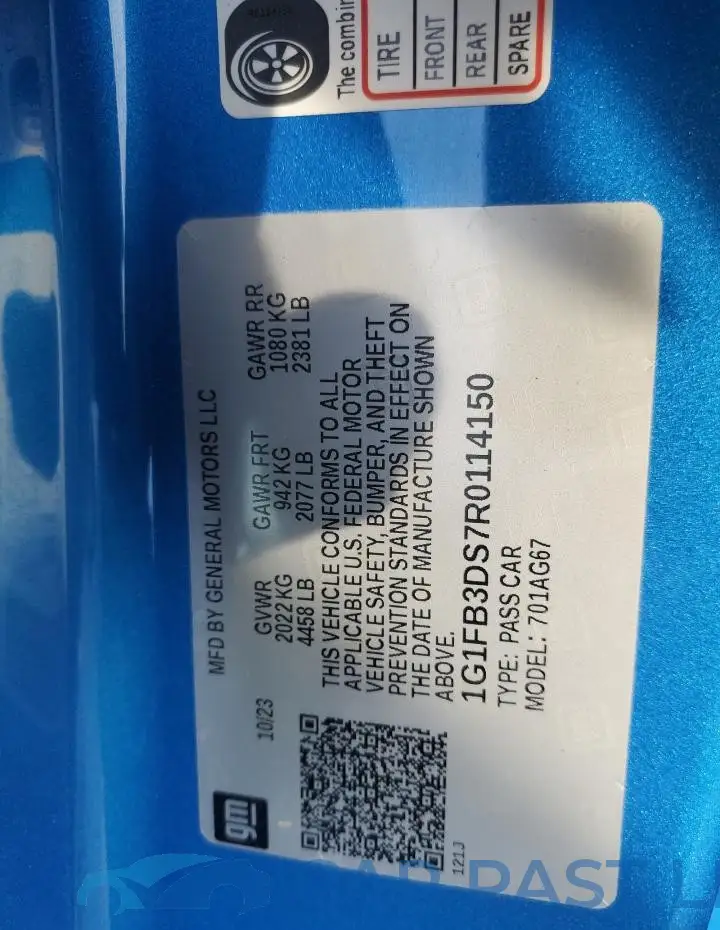 1G1FB3DS7R0114150# 12