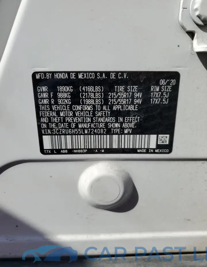3CZRU6H55LM724082# 13