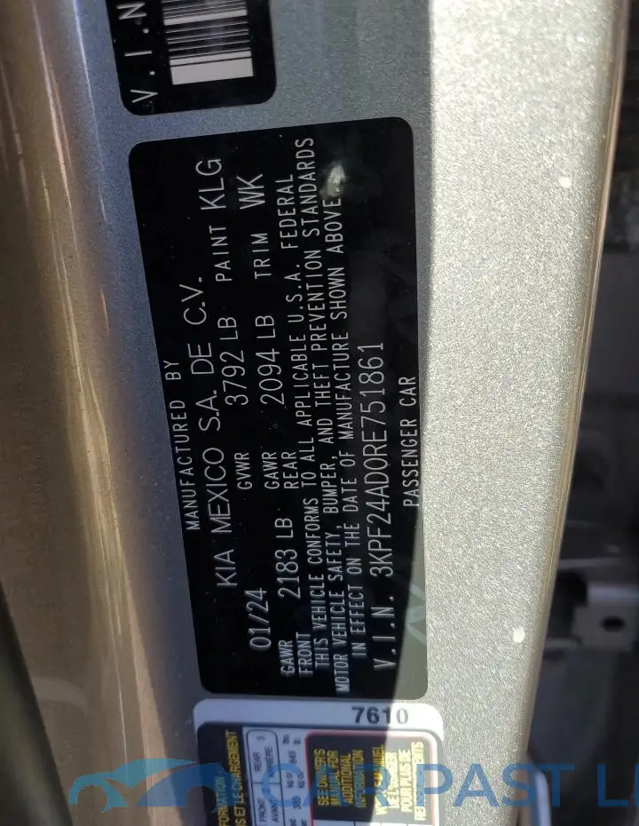3KPF24AD0RE751861# 12