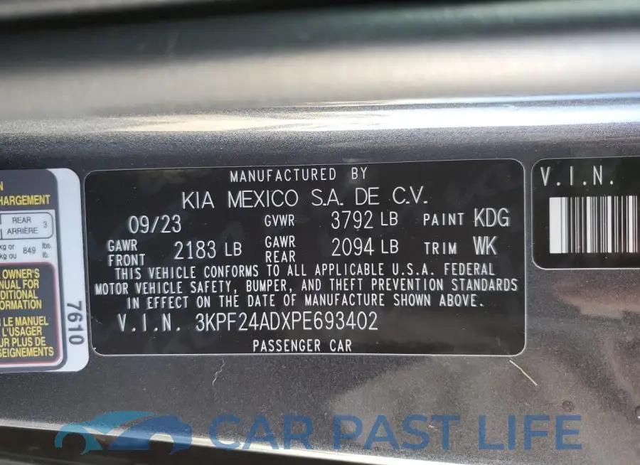 3KPF24ADXPE693402# 12