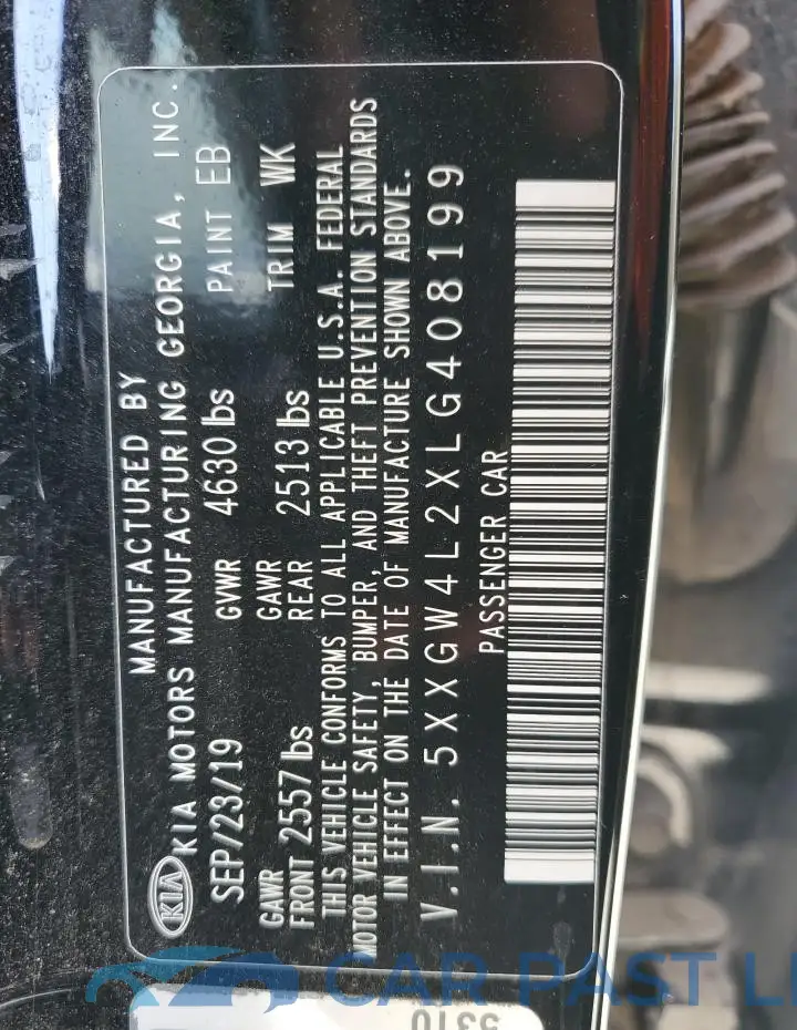 5XXGW4L2XLG408199# 12