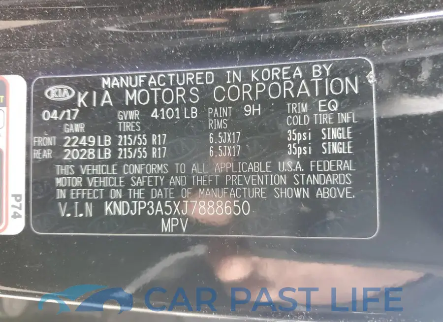 KNDJP3A5XJ7888650# 12