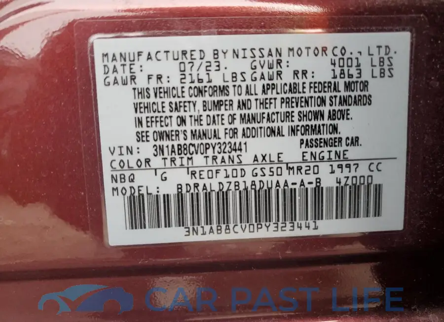 3N1AB8CV0PY323441# 13