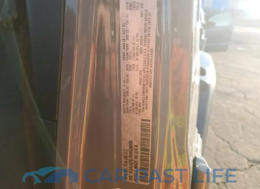 1C4HJXDG7MW636496# 12