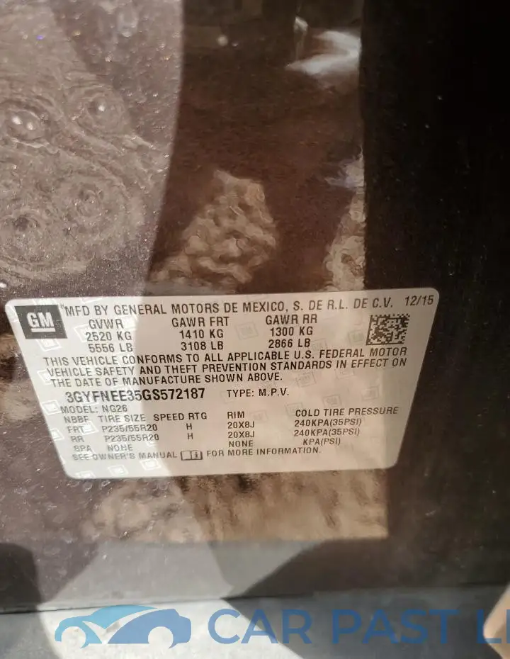 3GYFNEE35GS572187# 12