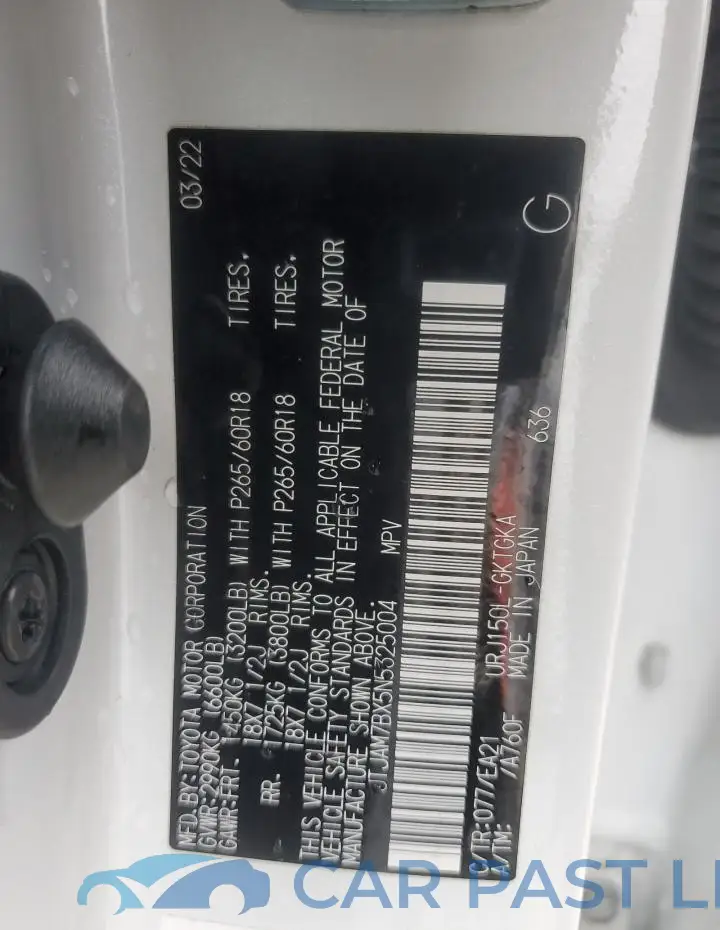 JTJAM7BX5N5325004# 14