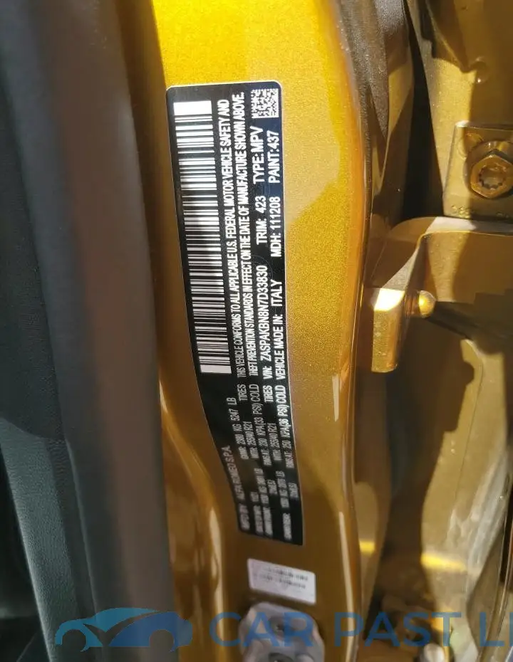 ZASPAKBN8N7D33830# 13