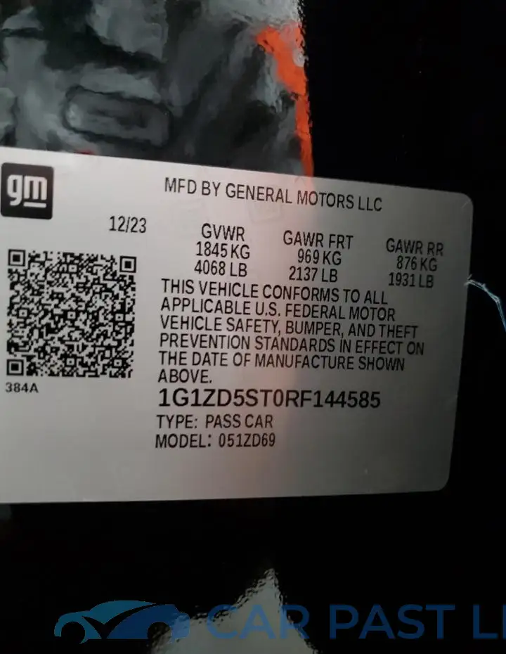 1G1ZD5ST0RF144585# 13