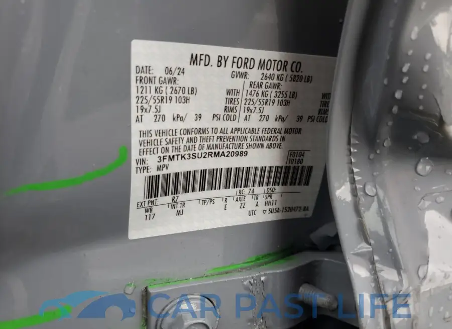 3FMTK3SU2RMA20989# 12