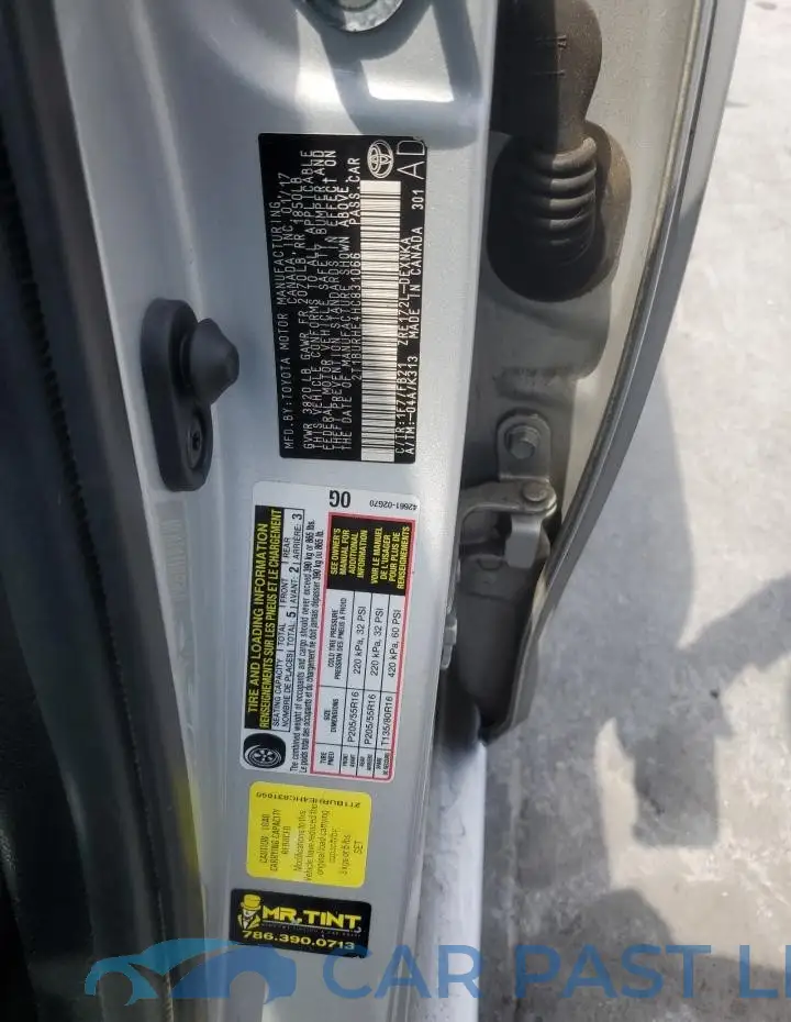 2T1BURHE4HC831066# 12