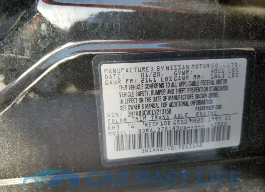 3N1AB8CV0LY213158# 12