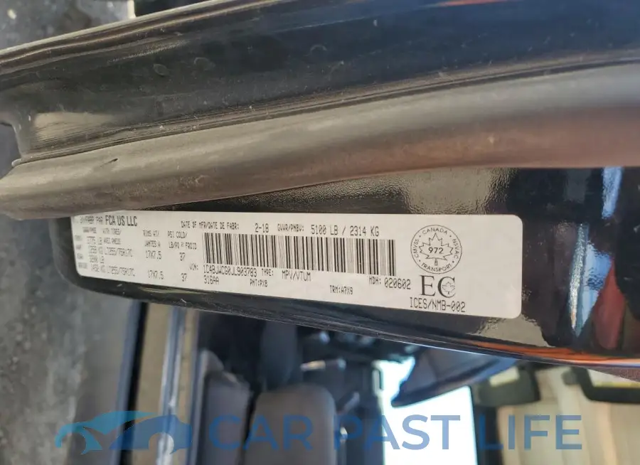 1C4BJWCG0JL903783# 14