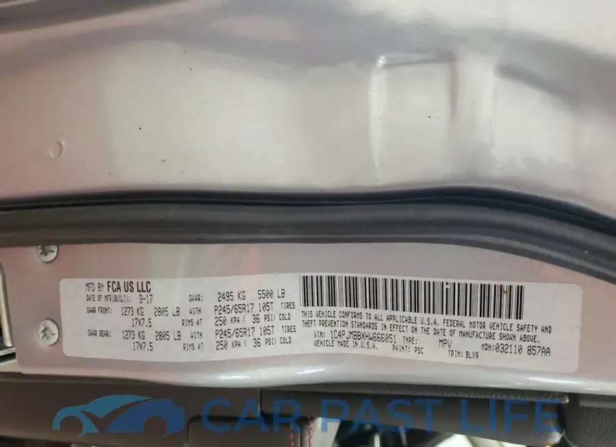 1C4PJMBBXHW666051# 14