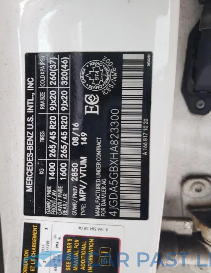 4JGDA5GBXHA823300# 14
