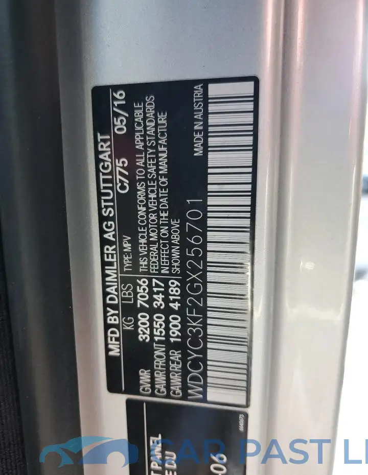 WDCYC3KF2GX256701# 14