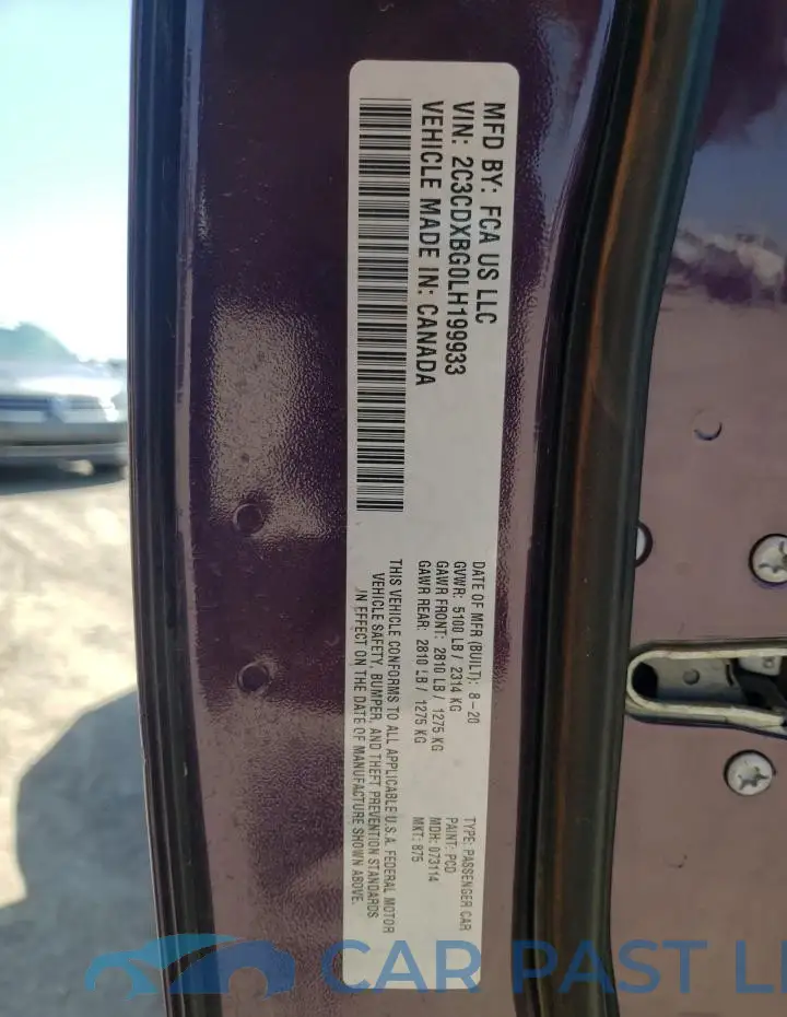 2C3CDXBG0LH199933# 12