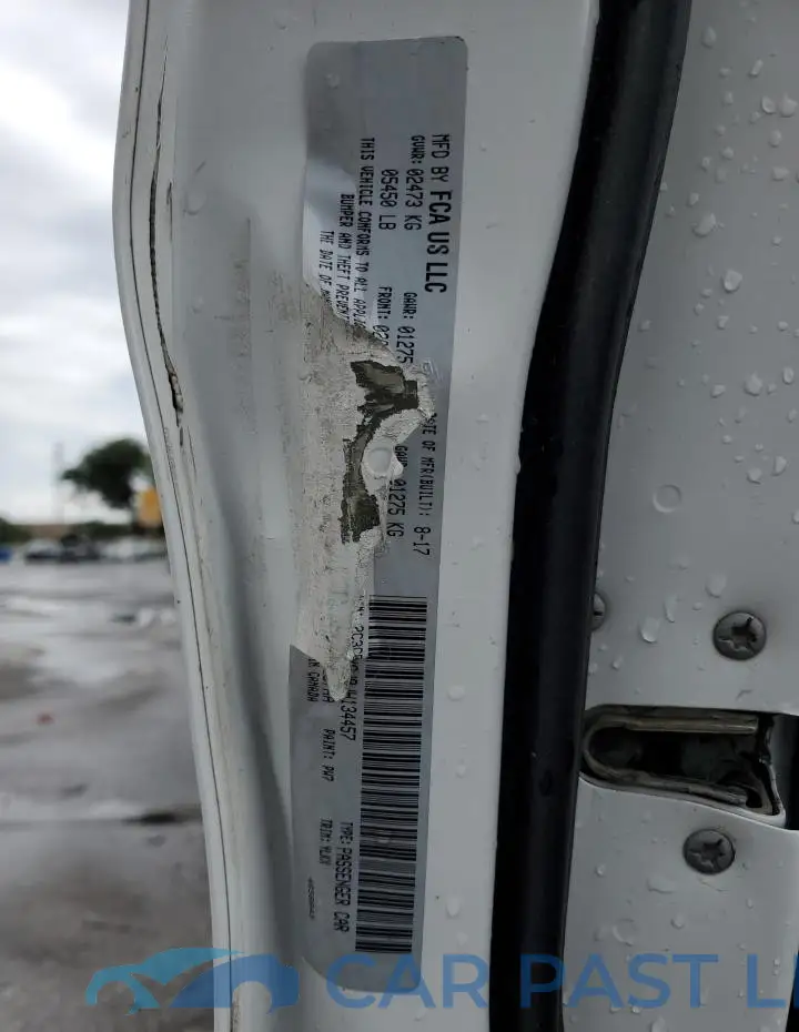 2C3CDXGJ8JH134457# 12