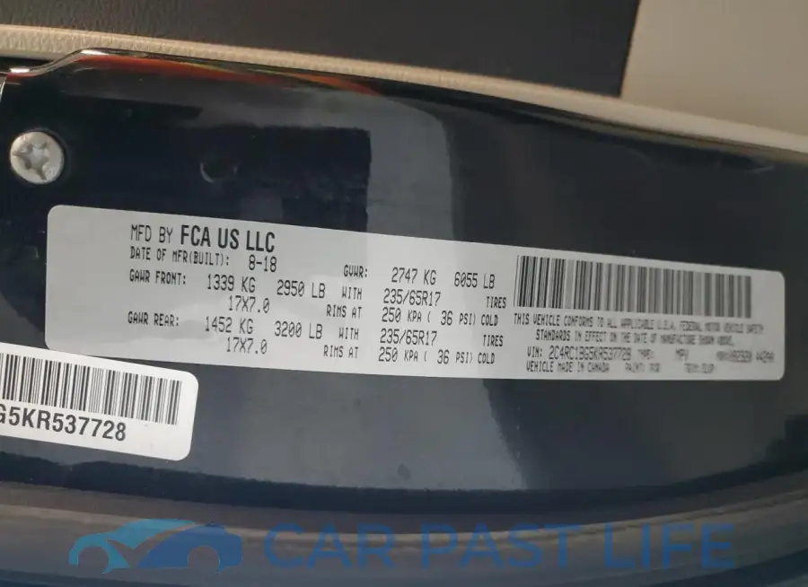 2C4RC1BG5KR537728# 13
