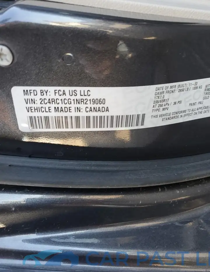 2C4RC1CG1NR219060# 14