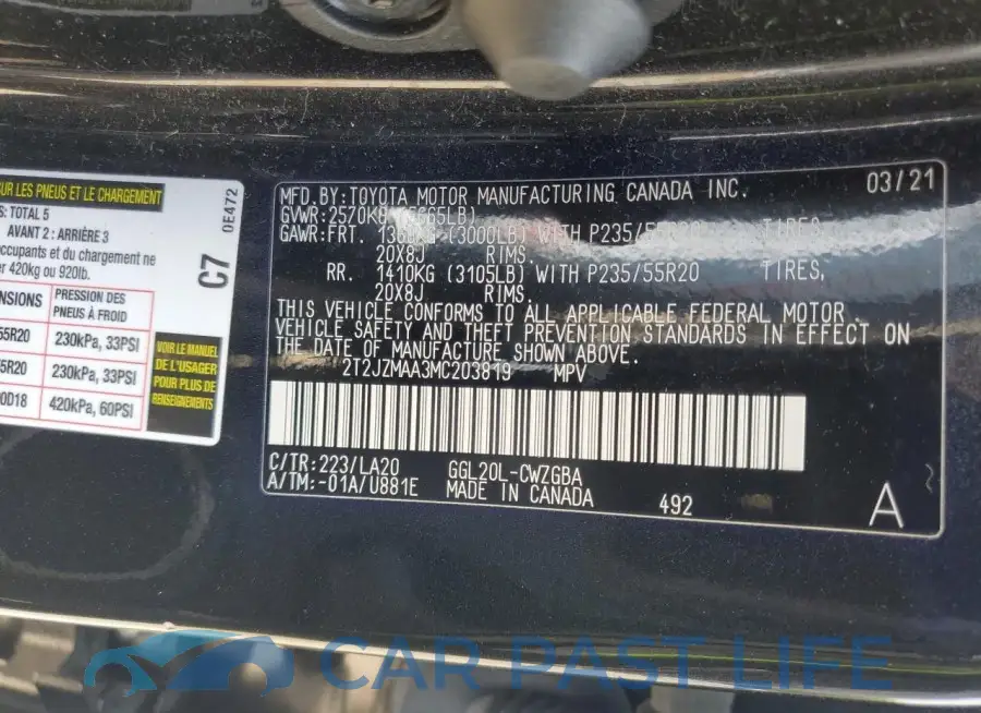 2T2JZMAA3MC203819# 13