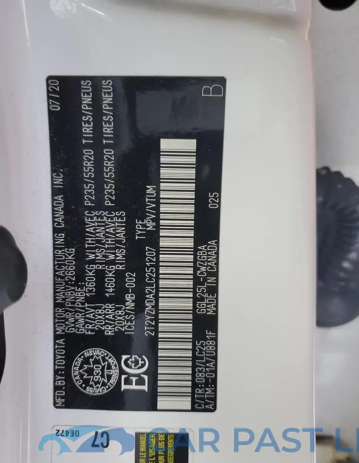 2T2YZMDA2LC251207# 14
