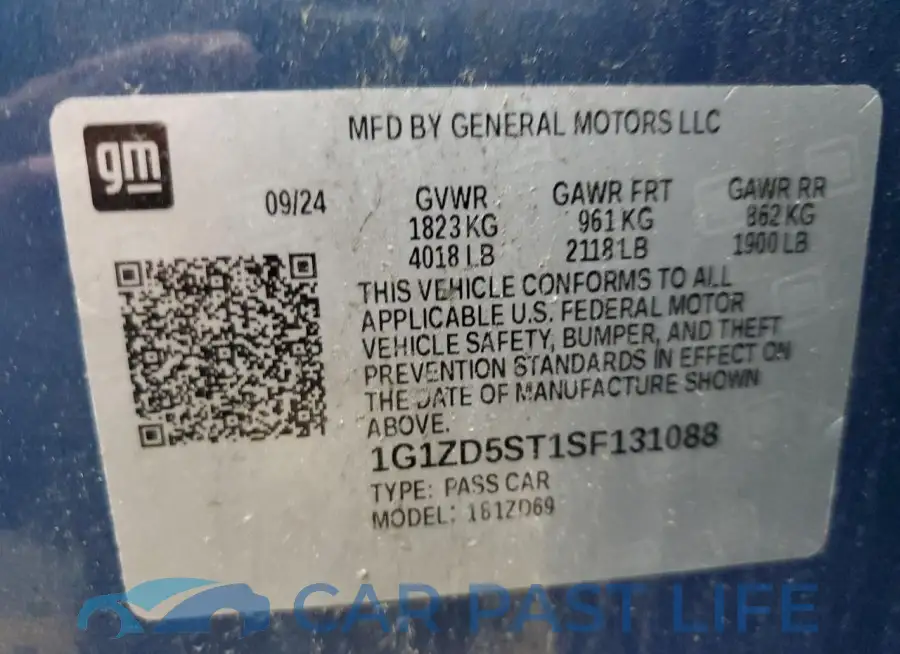 1G1ZD5ST1SF131088# 12