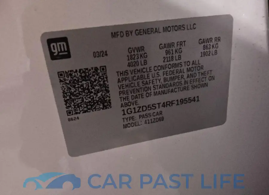 1G1ZD5ST4RF195541# 12