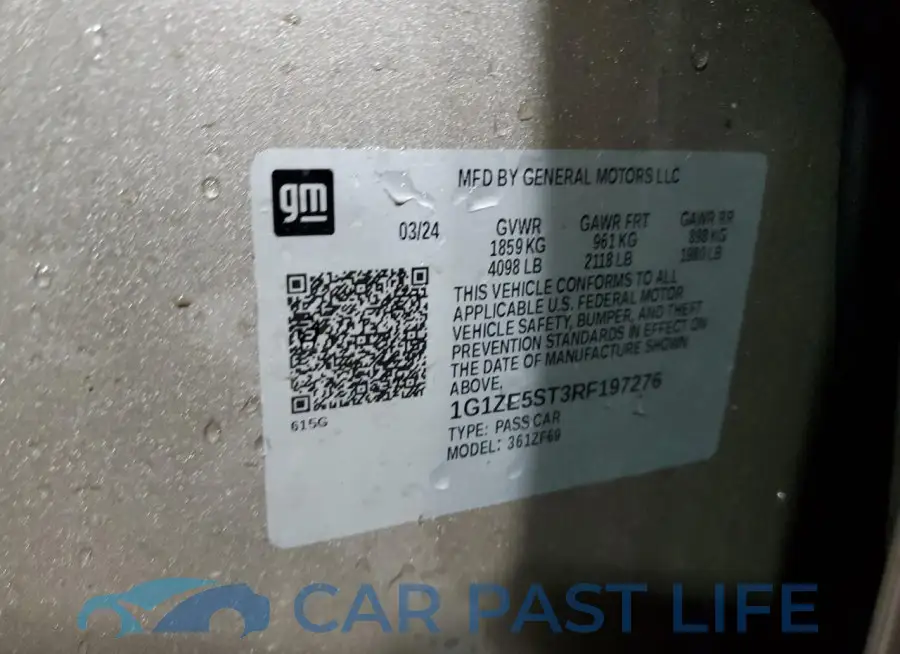 1G1ZE5ST3RF197276# 12