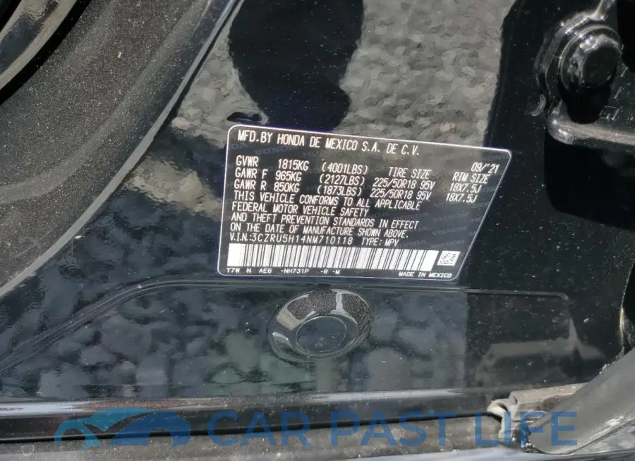 3CZRU5H14NM710118# 14