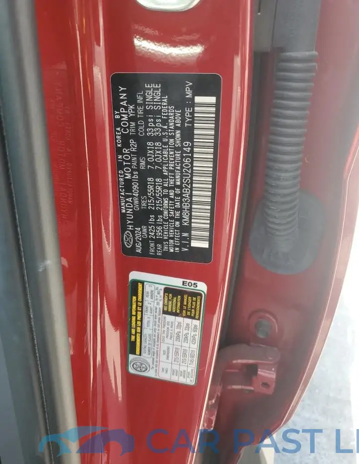 KM8HB3AB2SU206149# 13
