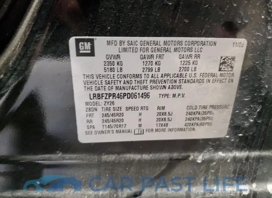 LRBFZPR46PD061496# 13
