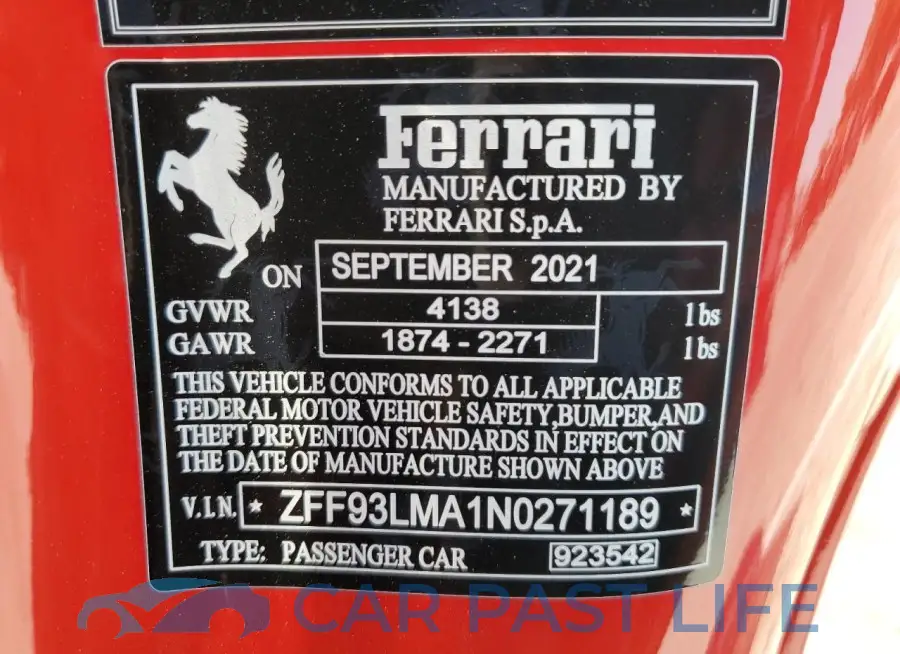 ZFF93LMA1N0271189# 13