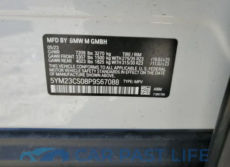 5YM23CS08P9S67088# 14