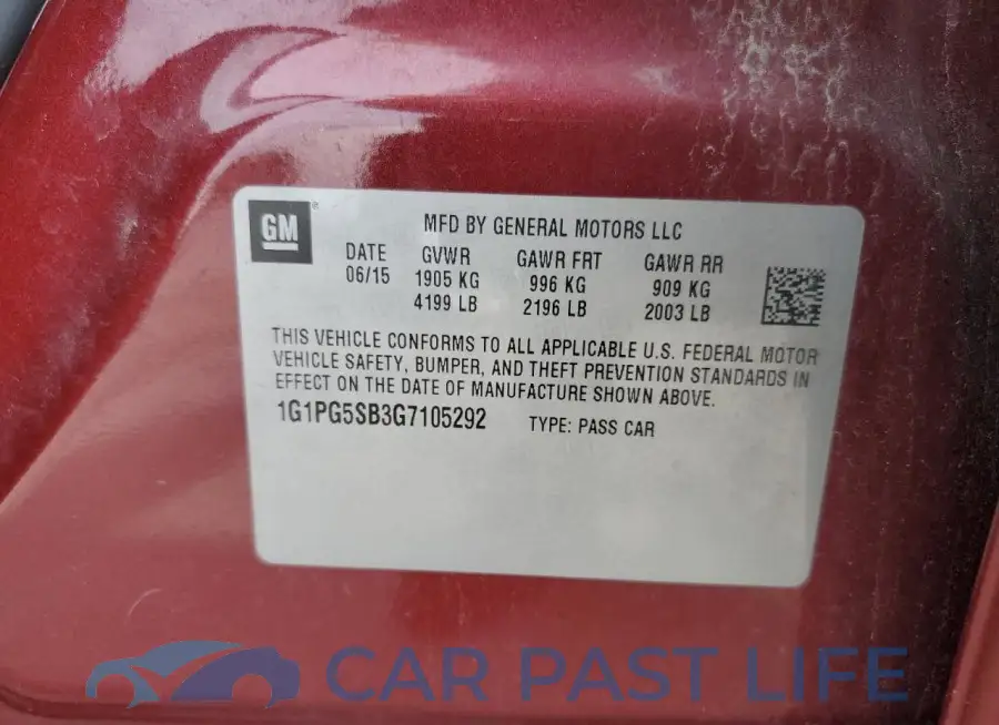 1G1PG5SB3G7105292# 12