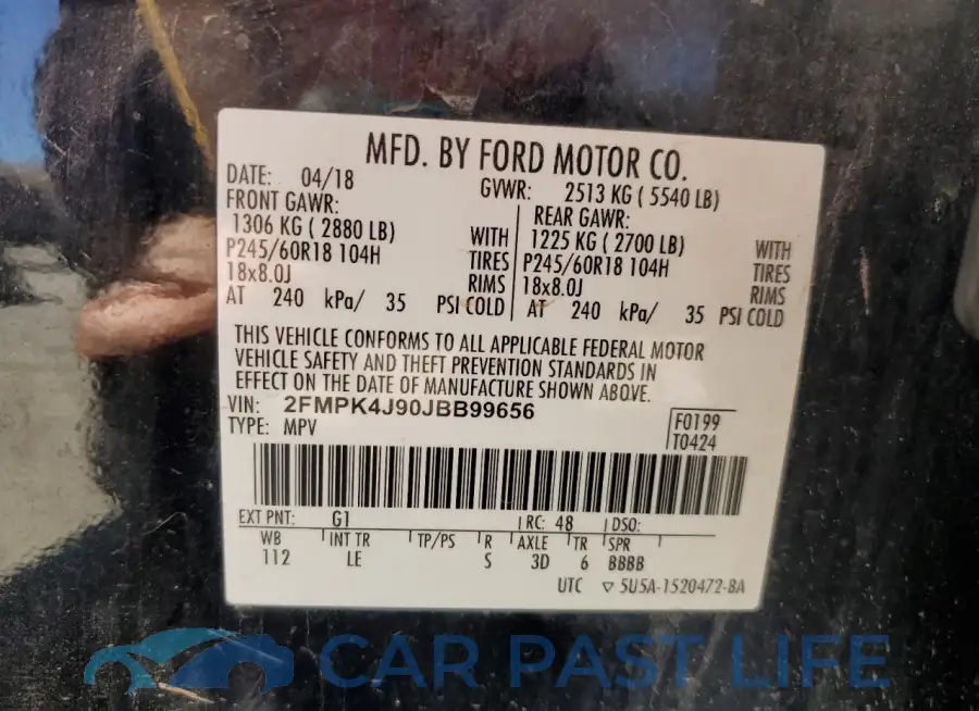 2FMPK4J90JBB99656# 13