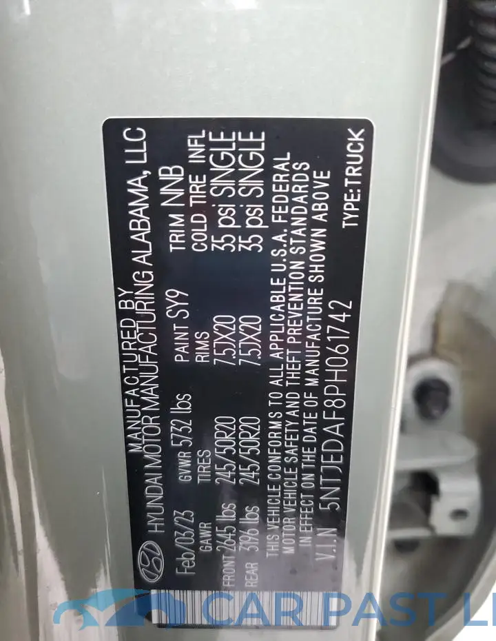 5NTJEDAF8PH061742# 13