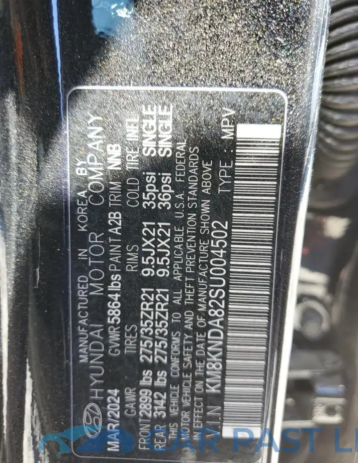 KM8KNDA82SU004502# 13