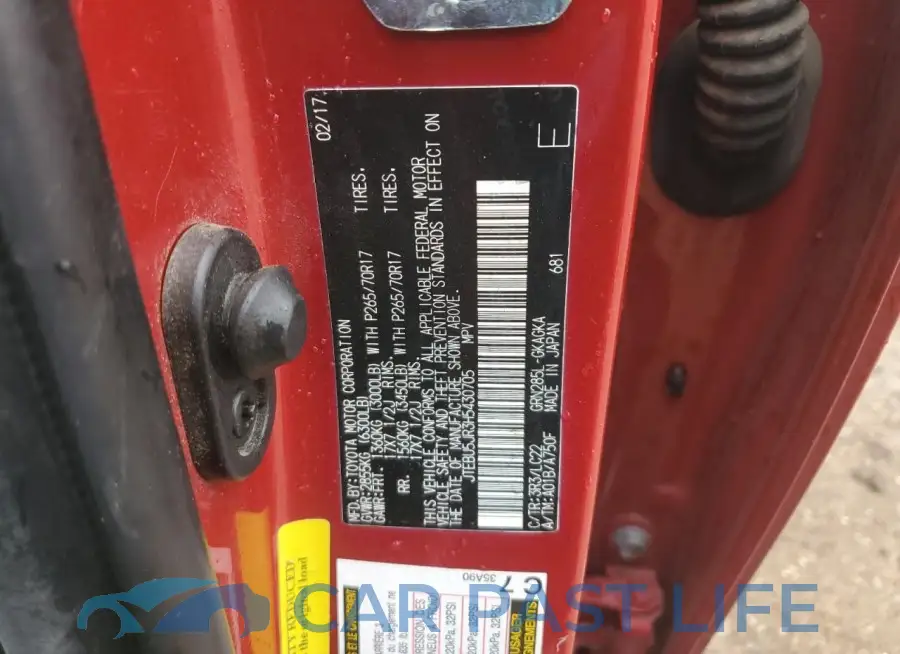 JTEBU5JR3H5430705# 13