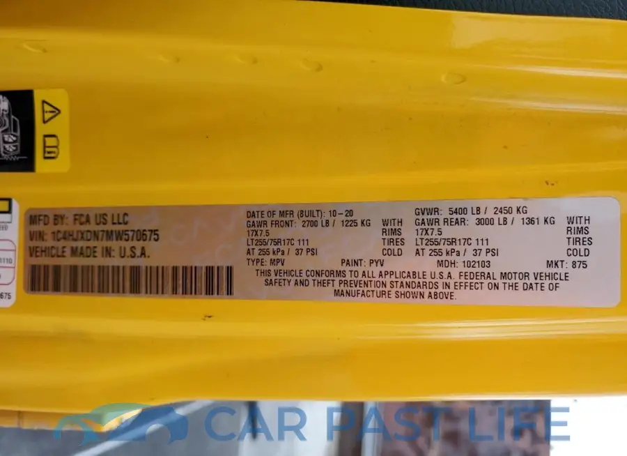 1C4HJXDN7MW570675# 14