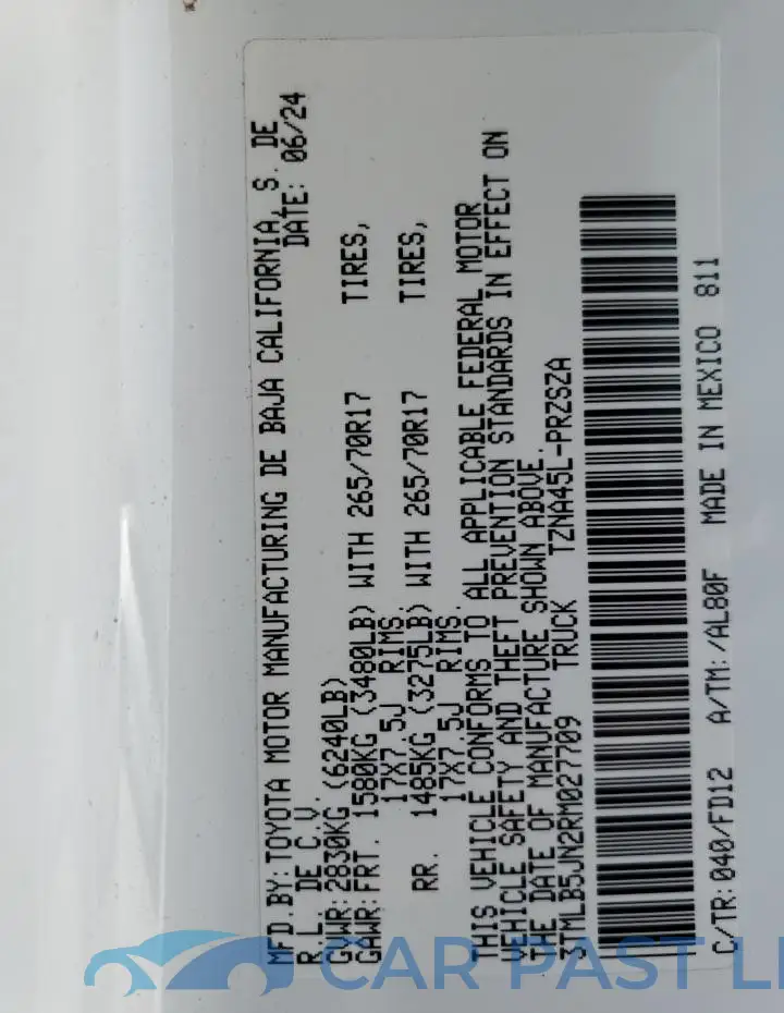 3TMLB5JN2RM027709# 12