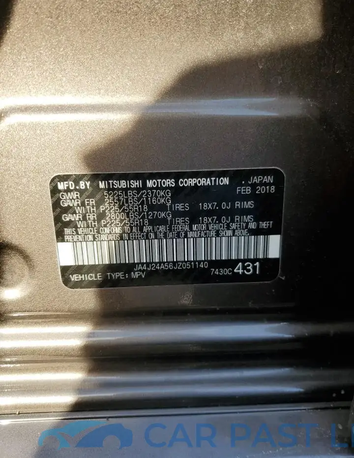 JA4J24A56JZ051140# 13