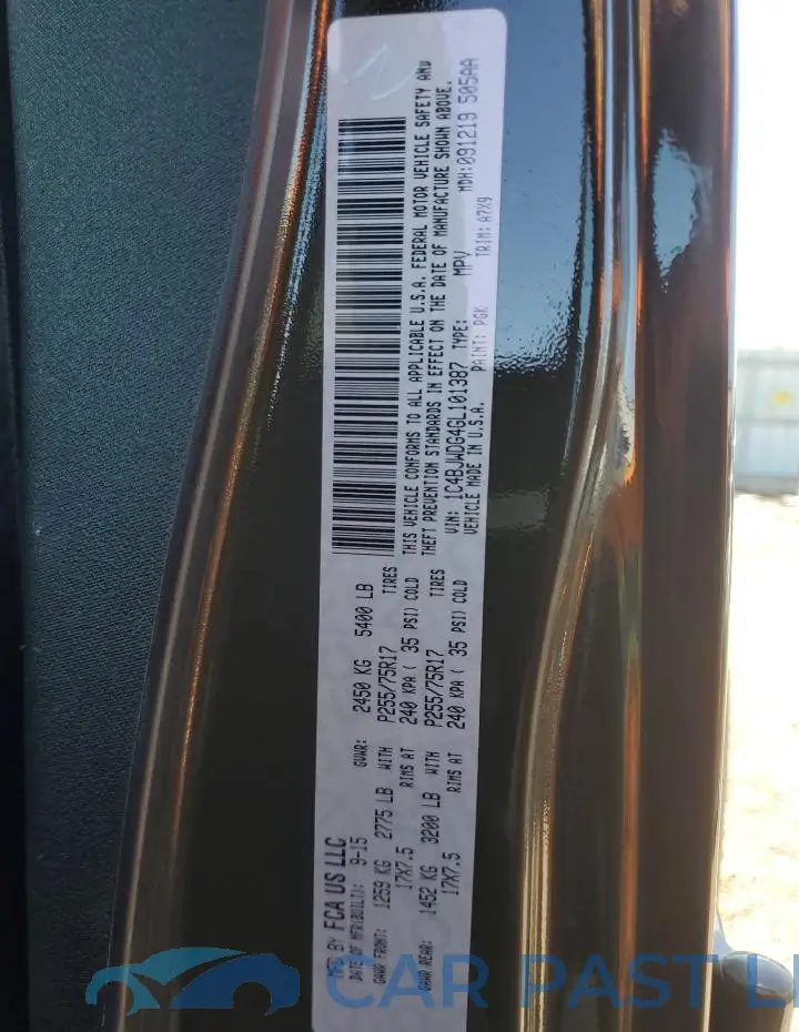 1C4BJWDG4GL101387# 14